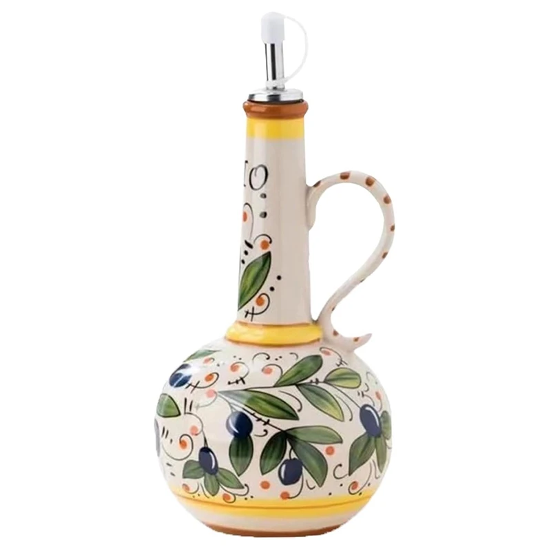 

WISH Olive Oil Dispenser Bottle 23Oz, Olive Oil Dispenser Bottle , Stainless Steel Spout Oil Dispenser