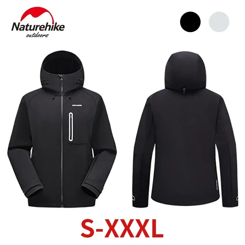 Naturehike Hiking Windbreaker Jacket Hooded Winter Keep Warm Thermal Outdoor Sports Casual Coat for Men Women Waterproof Jackets