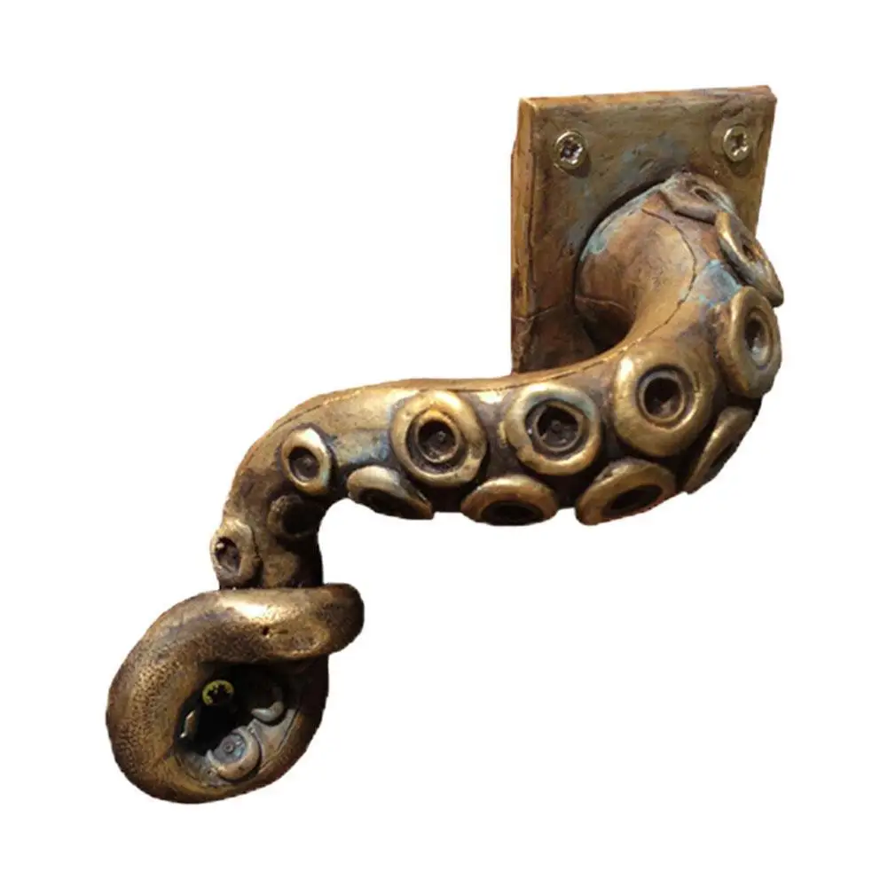 Vintage Octopus Door Knob Animal Style Outdoor Hook Ancient Furniture Drawer Pull Hardware Pulls Bar Handle