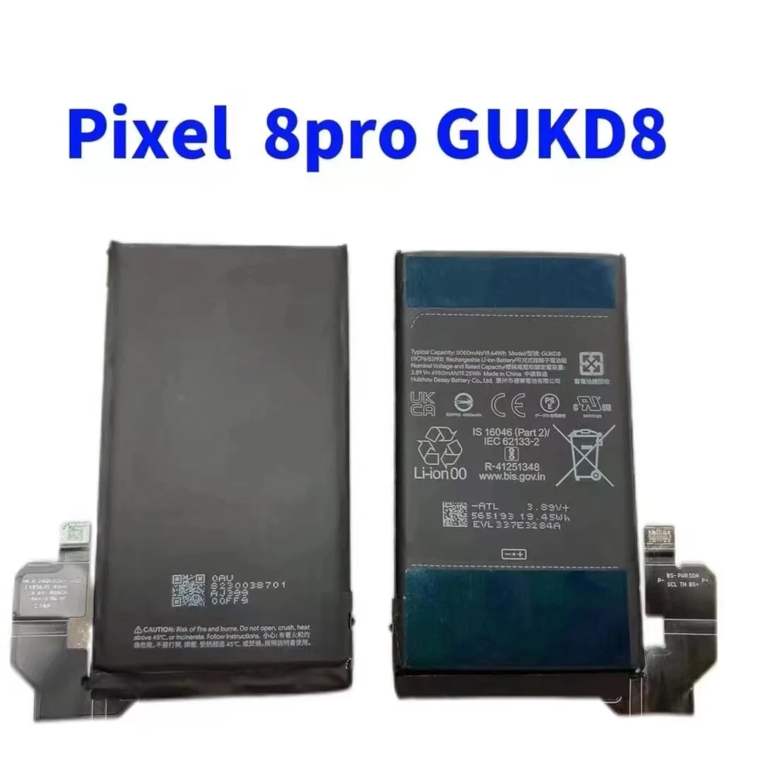Original 4950mAh Replace Battery GUKD8 For Google Pixel 8P Pixel 8