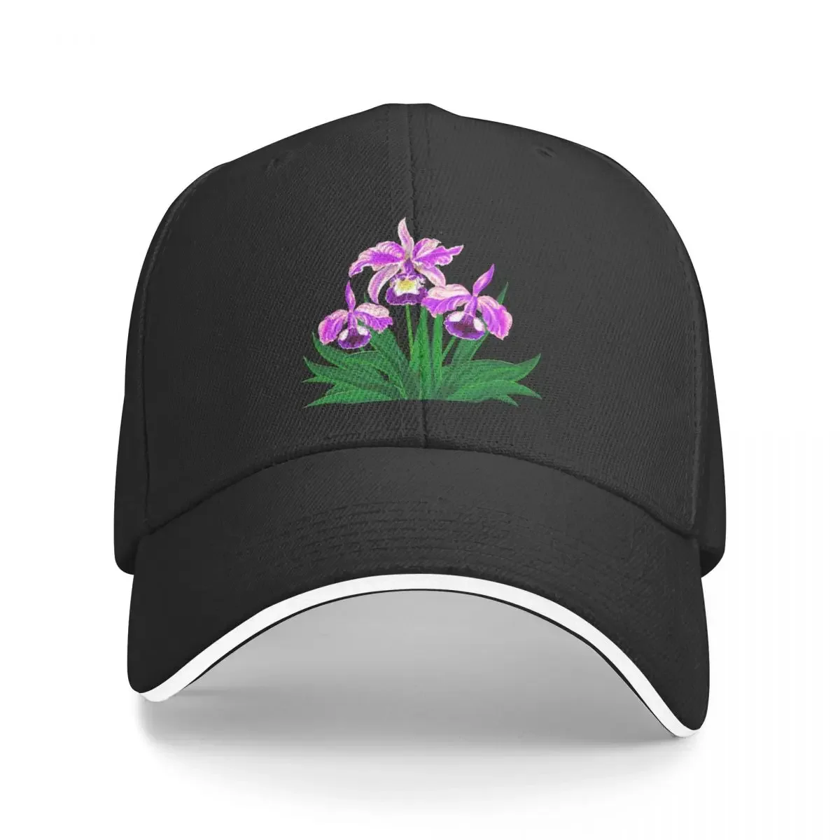 

Wild Orchids - Light Purple Orchids and Foliage Baseball Cap Golf Hat Man Military Tactical Cap Men's Luxury Women's
