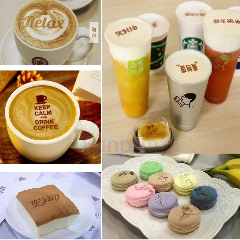 1PC EVEBOT PrintPen Mini Food Printer Portable Inkjet Pen Print Custom DIY Bread Coffee Latter Printing