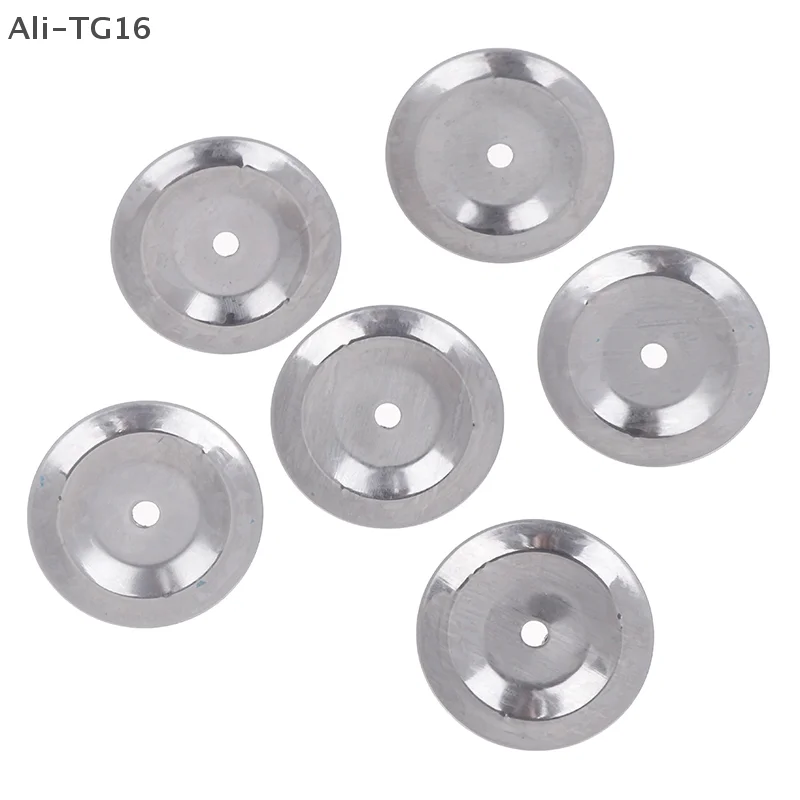 50 قطعة جرس الدف الدائري جلجل جرس الحديد ل Handbell الكنيسة طبل كمين الدف حلقة جلجل تأثير #5