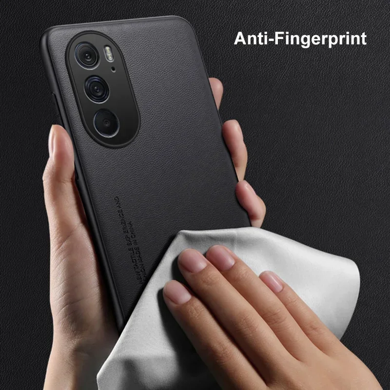 Silicone Full Protection Phone Case For Motorola Moto Edge 30 Pro X30 Edge Plus 2022 5G Matte Cover Luxury PU Leather Case Coque