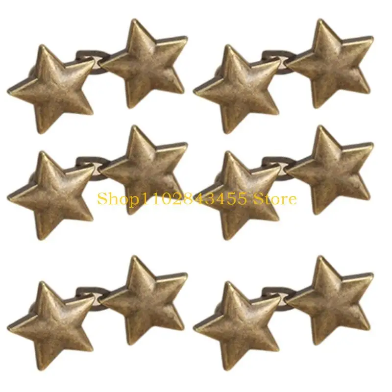 

49MC Tighten Buckle Button Metal Waist Buckle Jeans Button for Tighten Waist Jeans