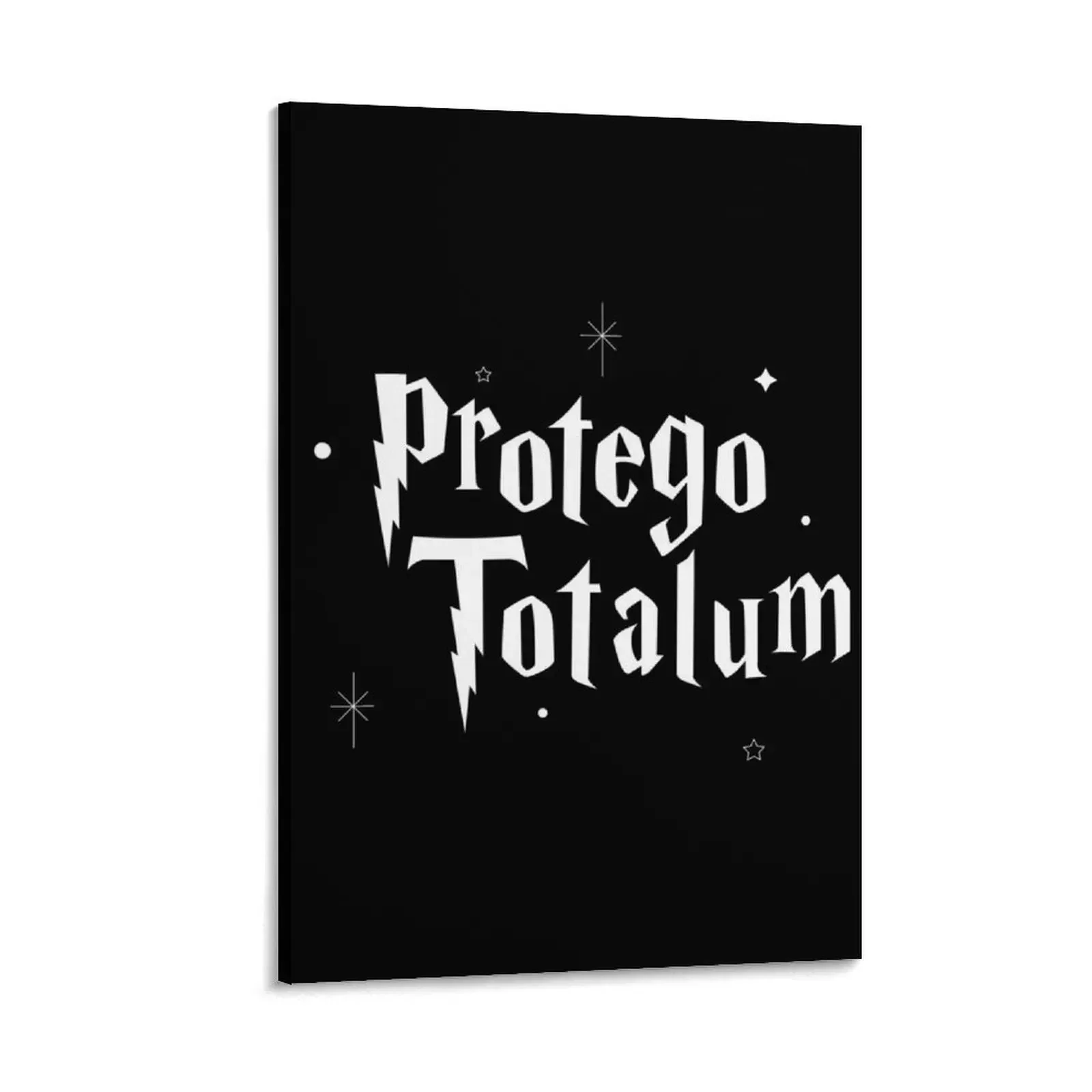 

Quarantine Magic Spell - Protego Totalum Canvas Painting ornaments for home vintage home decor Paintings for bedroom