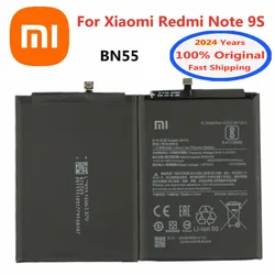 2024 years 5020mAh BN55 XIAO MI Original Battery For Xiaomi Redmi Note 9S Note9S Mobile Phone Battery Bateria Fast Shipping