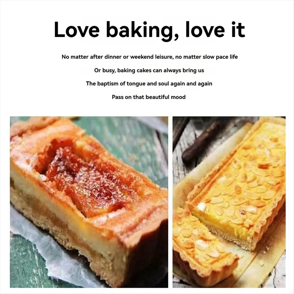 M10K 14 Inch Large-Sized Non Stick Coating Cake Mold with Removeable Bottom Baking Pan Household Bakeware Baking Pan