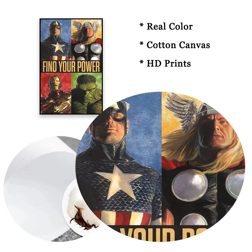 المنتقمون الكتابة على الجدران البوب الفن المنتقمون المشارك قماش اللوحة خارقة أعجوبة الكتابة على الجدران الأبطال الخارقين يطبع ديكور غرفة نوم ملصق