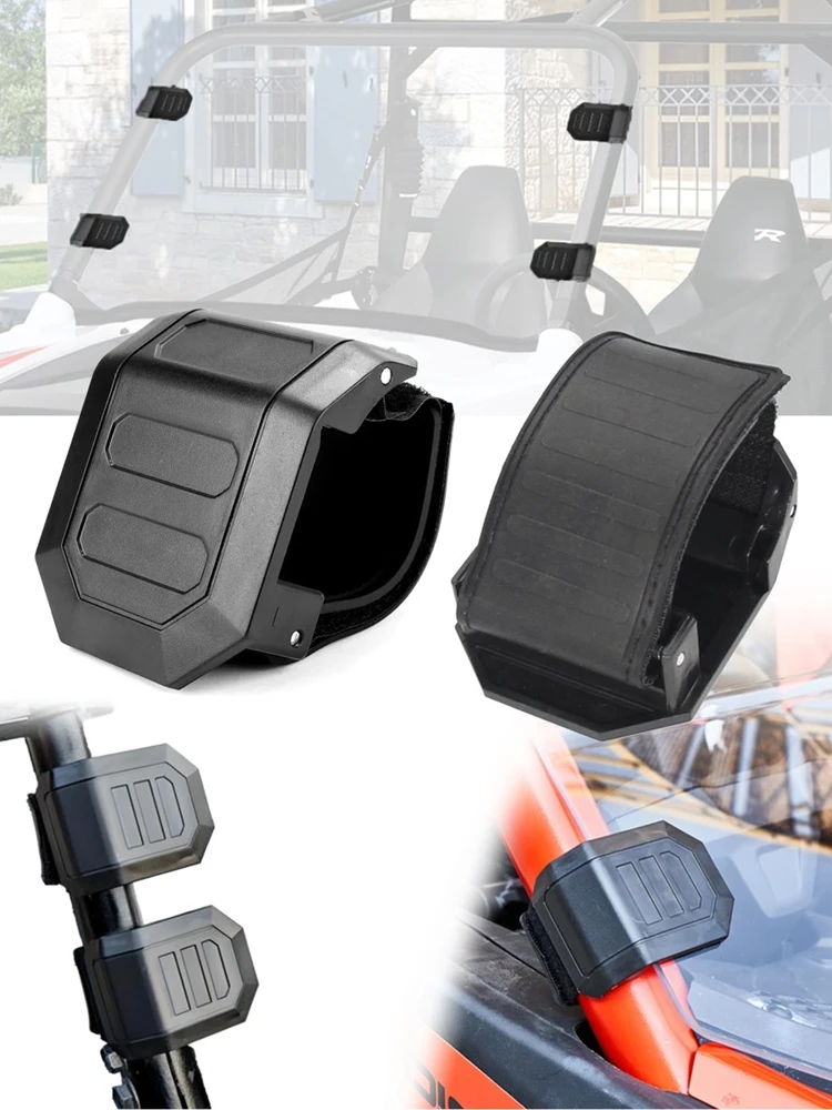 Morsetto HD per finestra parabrezza 4/2 UTV da 1,5-2 '' per Can-Am Commander Maverick x3 1000 / Honda Pioneer / Polaris RZR / CFmoto