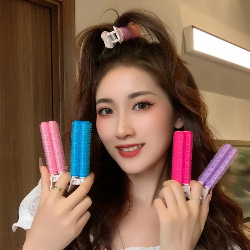 

5pcs Natural Hair Root Fluffy Clips Hairpin Curly Hair Rollers Culers Bangs Hair Styling Hairs Lazy Styling Hair Accessories