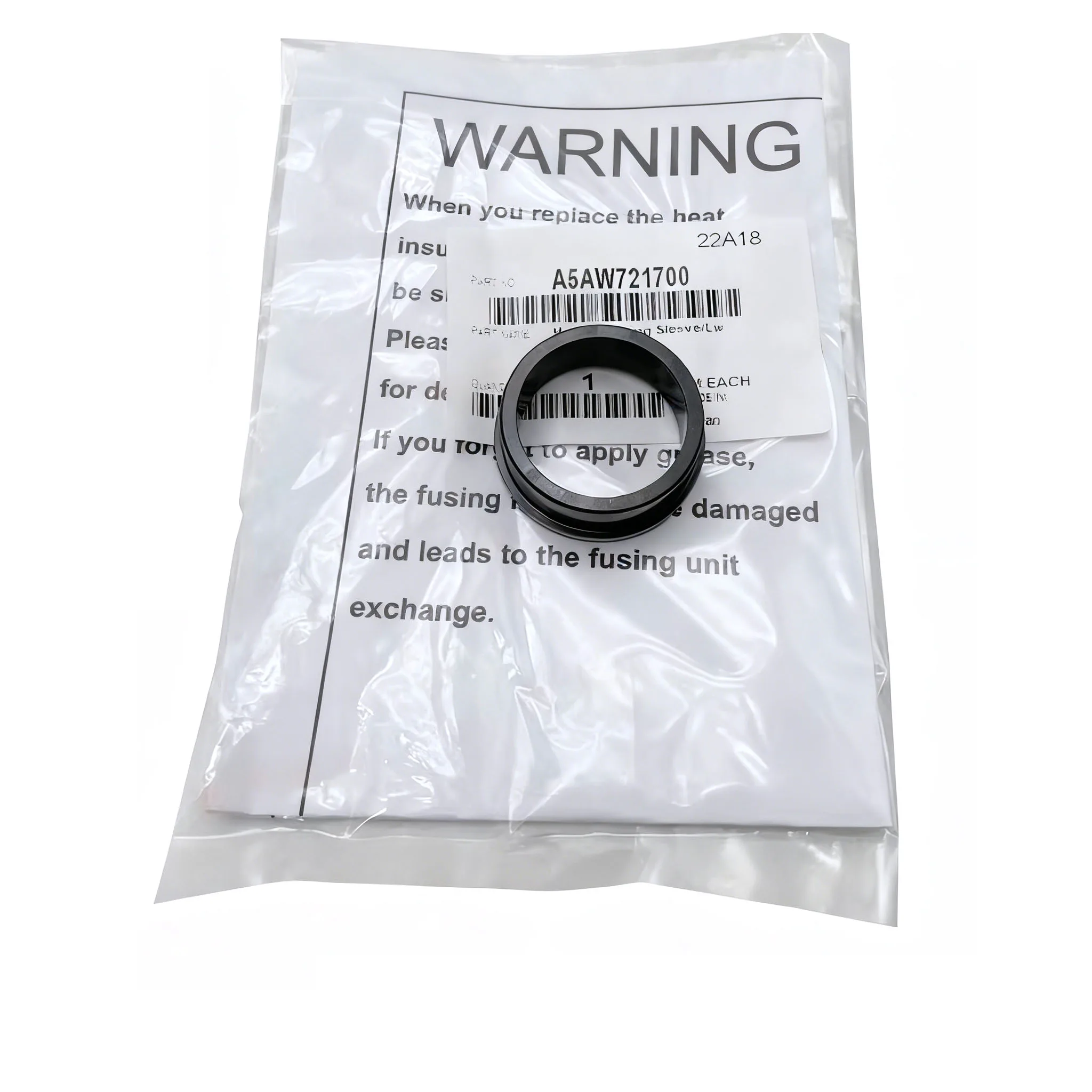 A5AW744900 A5AW721700 Heat Insulating Sleeve A5AW789800 Mounting Ring for Konica Minolta C1085 C1100 C6085 C6100 Bushing