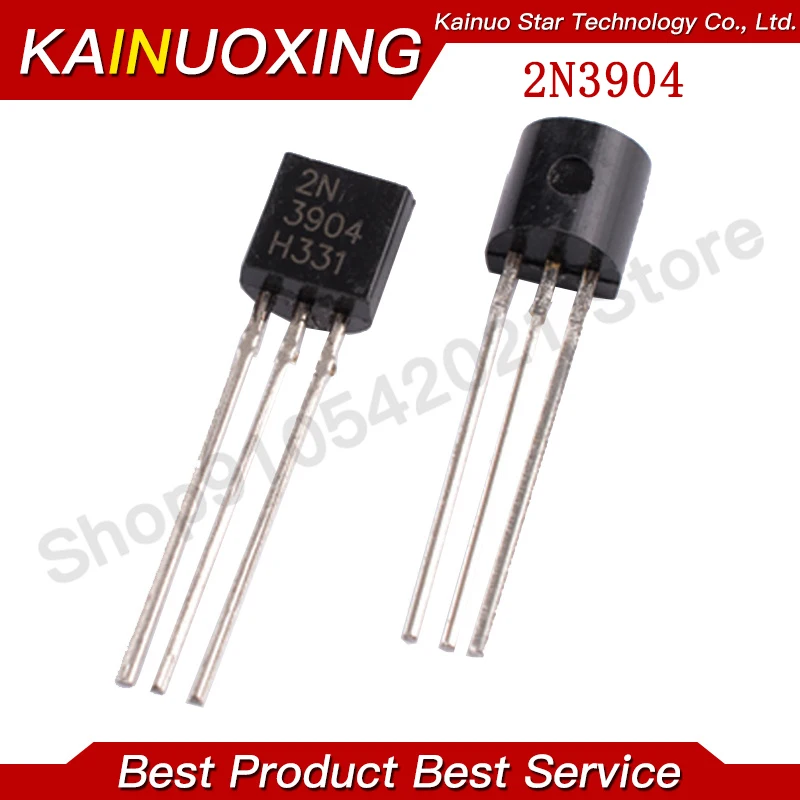Transistor de uso geral, 2N3904 TO-92 TO92 NPN, IC novo e original, 100 PCes