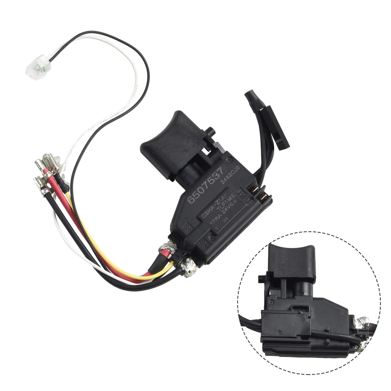 

Hot High Quality Practical Switch Trigge Screwdriver Spare 632F27-4 6507545 650754-5 Household Parts Tools Workshop