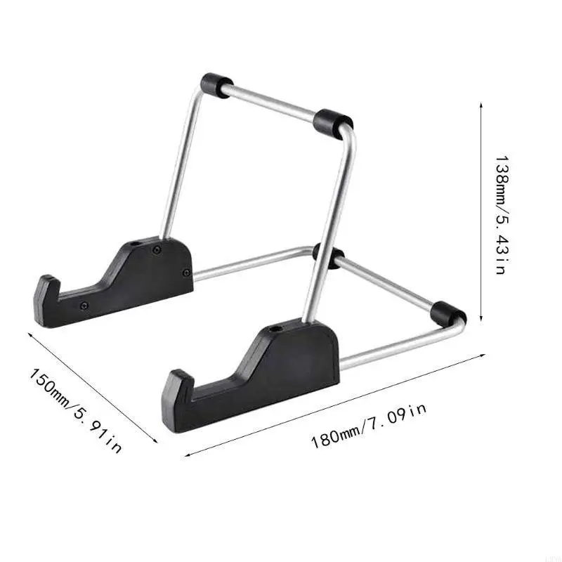 L9NA Foldable Tablet Stand Adjustable Desktop Aluminum Tablet Holder Stand Holder
