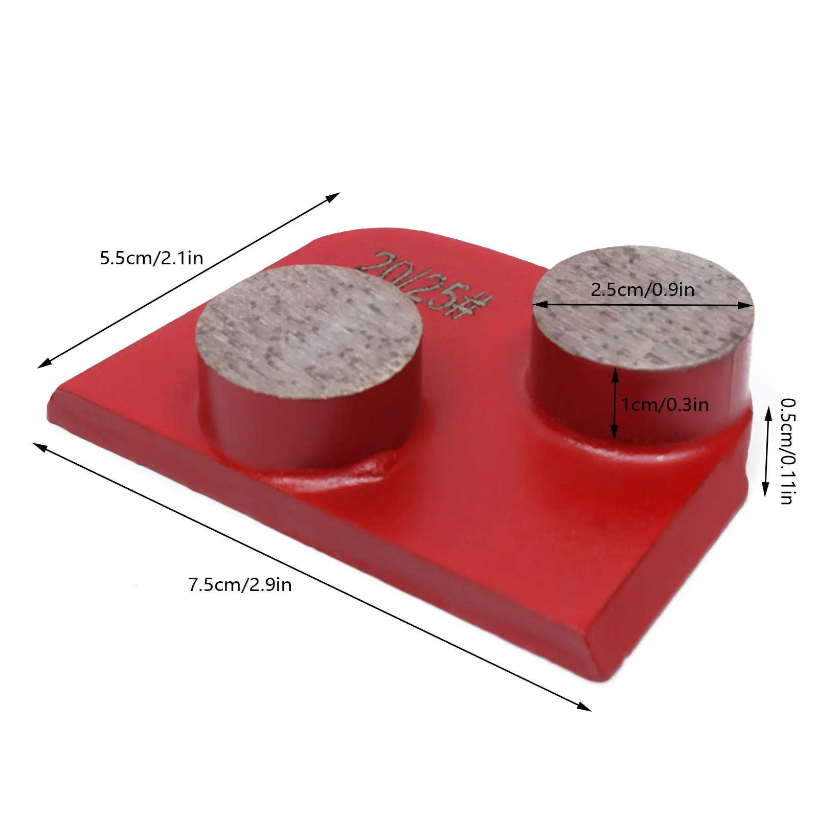 وسادات تلميع الأرضيات الماسية 20/25 #   أقراص طحن الخرسانة المتوسطة 9 قطع لطحن عدم انتظام الأرض والخرسانة