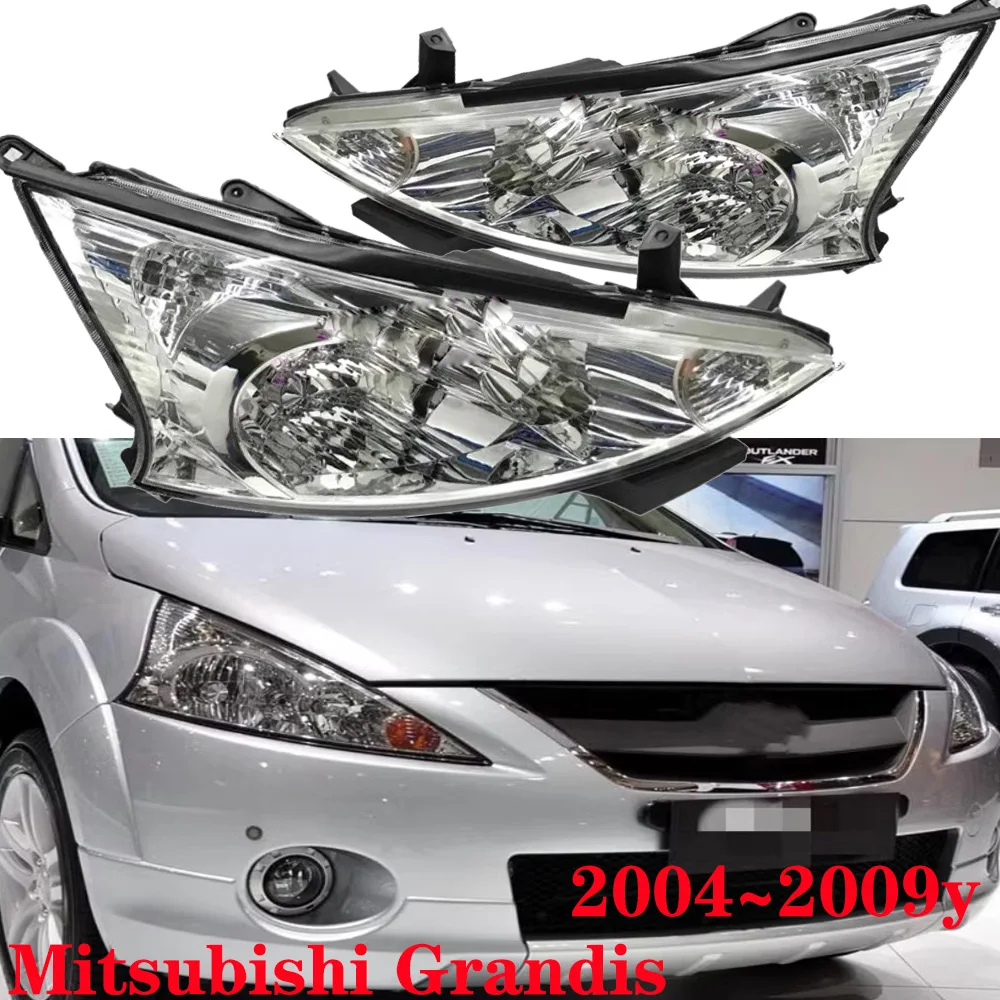 1pcs car bumper headlamp For Grandis headlight 2004~2009y car accessories head lamp for Mitsubishi Grandis fog light