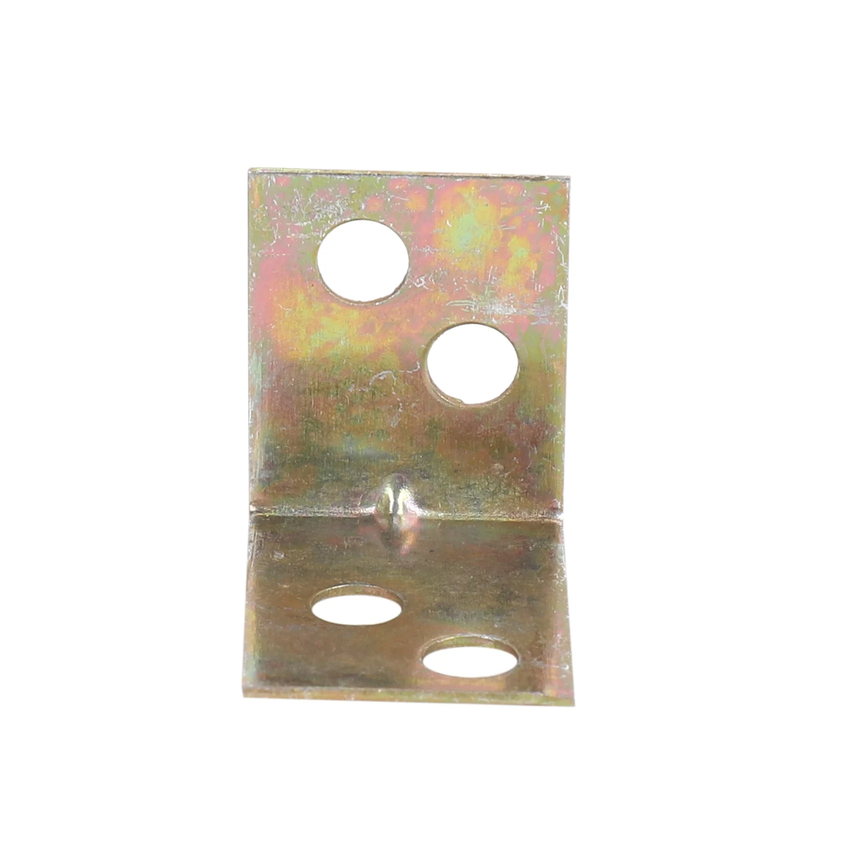 Metal Shelf Support 90 Degree 12pcs Brass Tone image 2