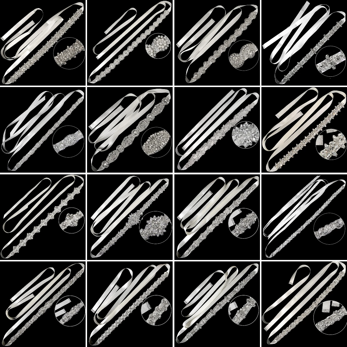 

Модные свадебные атласные пояса серебристого цвета с кристаллами, аксессуары для свадебных платьев, пояс для выпускного платья, пояс для невесты, подарок для подружки невесты