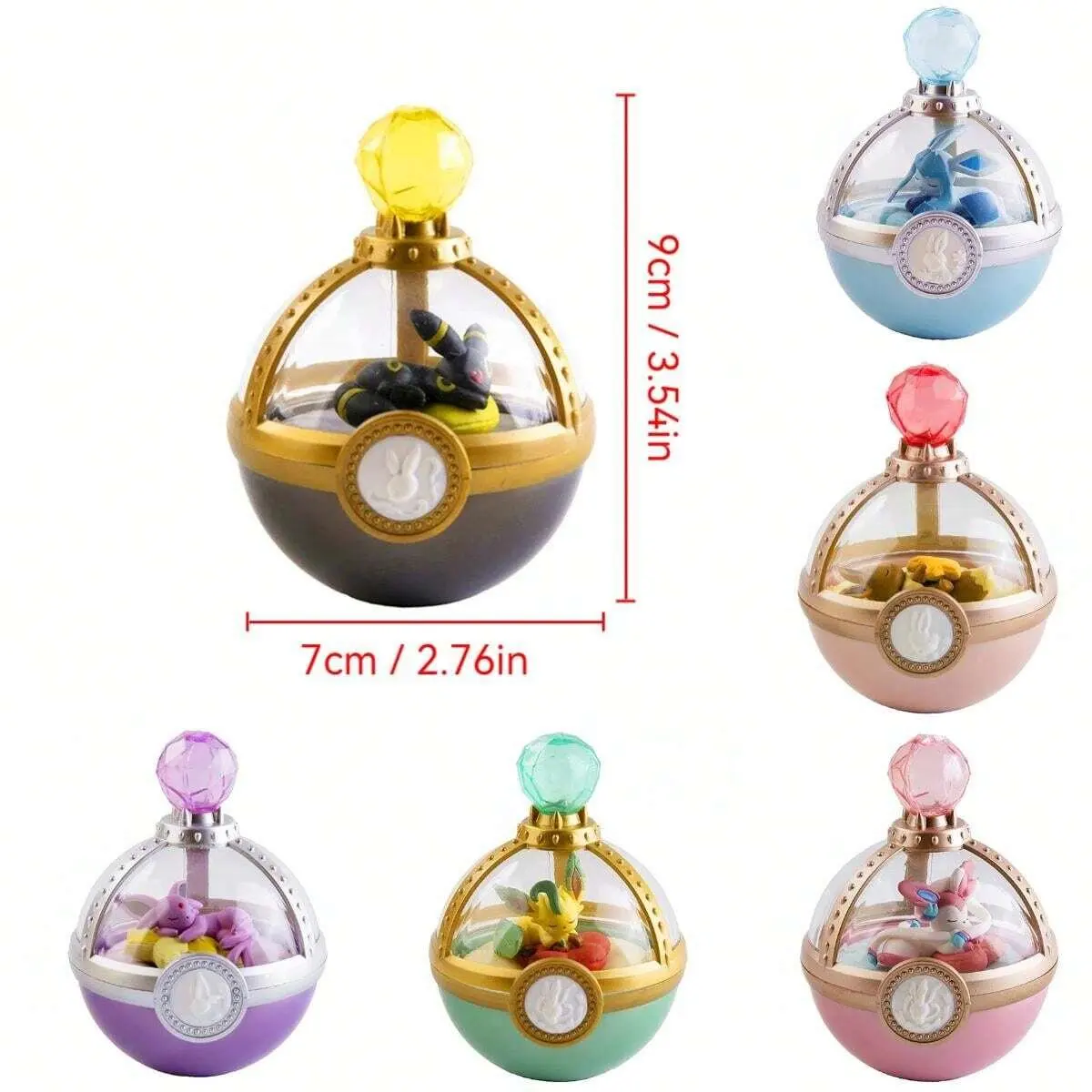 Pokemon Creative Blind Box with Sleeping Eevee Dream Ball Espeon Umbreon Leafeon Glaceon Sylveon Model Dolls Kids Birthday Gifts