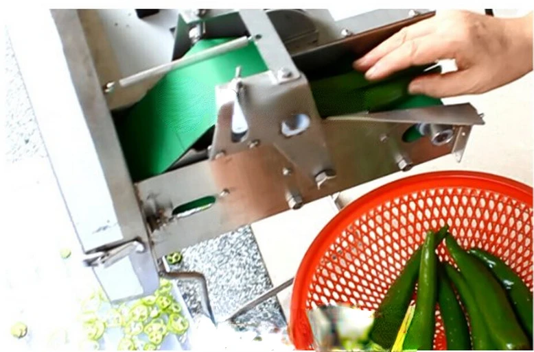 Desk-top coriander cutter machine electric cilantro cutting machine coriander chops