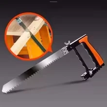 Mini Magic Hacksaw Set, 8-in-1 multifunctional, adapts to most types of materials, 65 mn steel, 6 replaceable blades