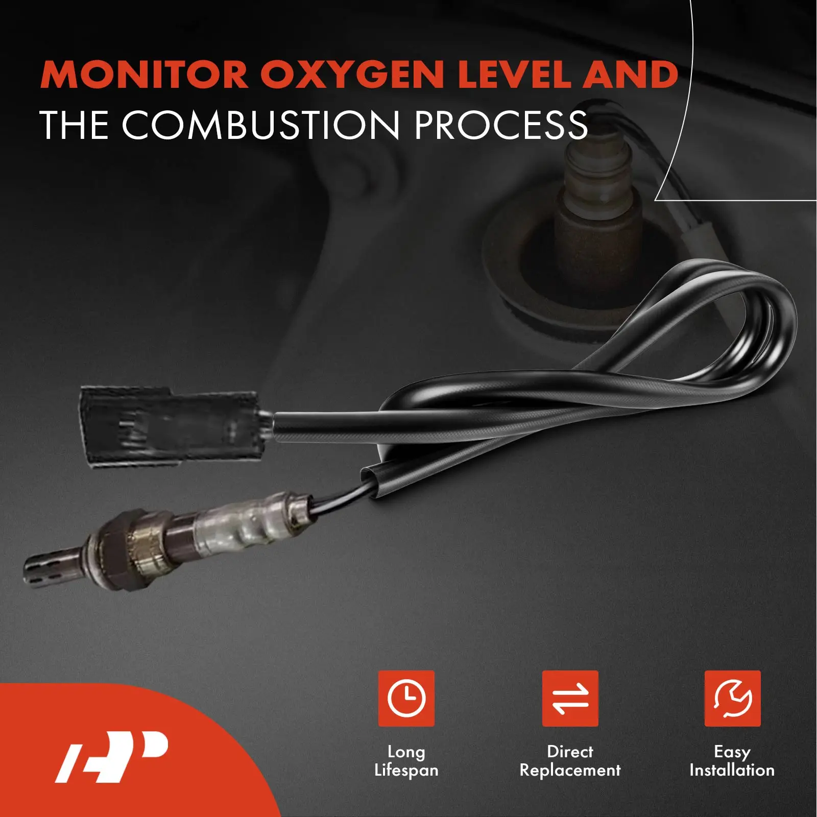 A-Premium O2 Oxygen Sensor with 4-Blades for Ducati Monster 1100 EVO 2012-2013