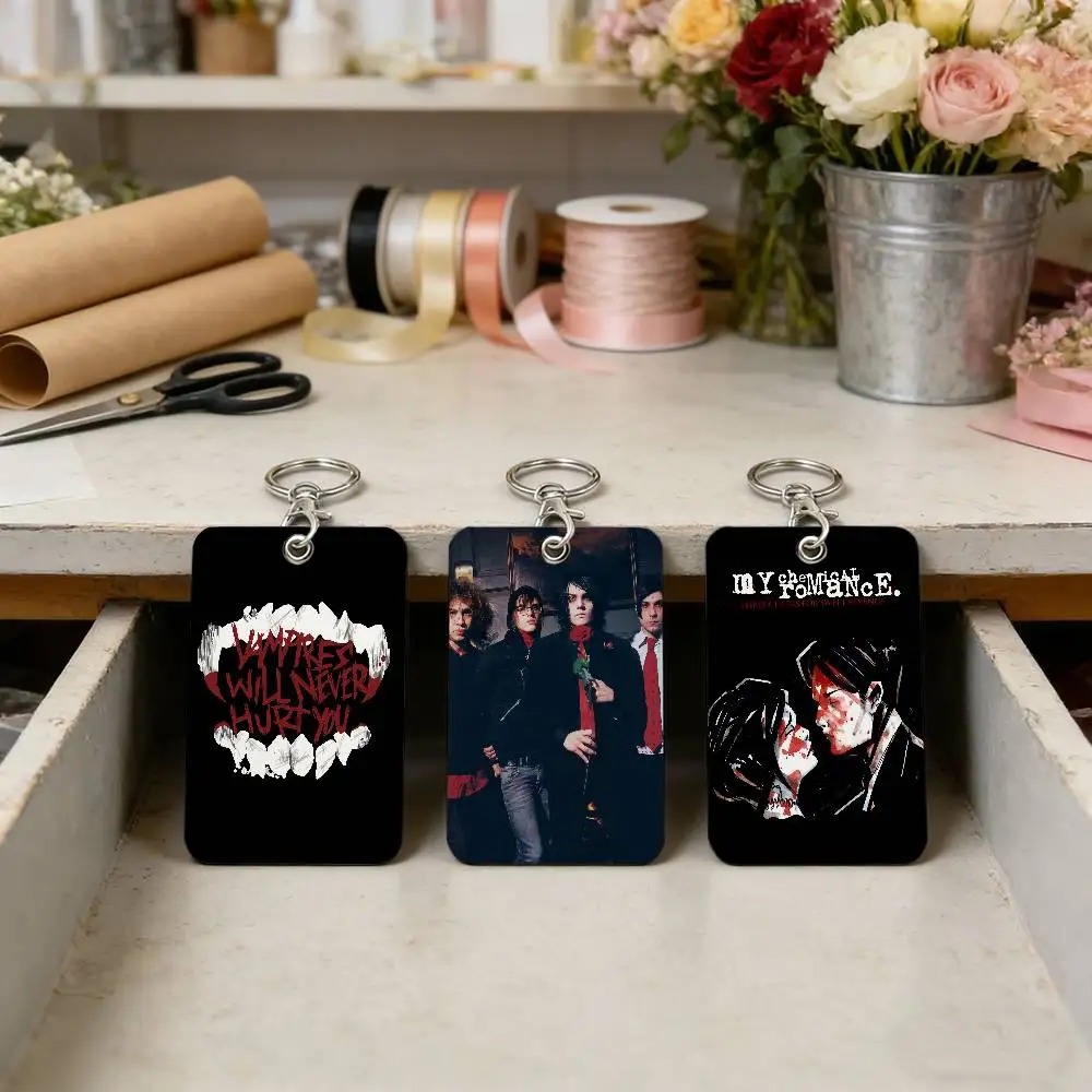 My C-Chemical R-Romance Band Card Holder Student Campus Card Protective Cover