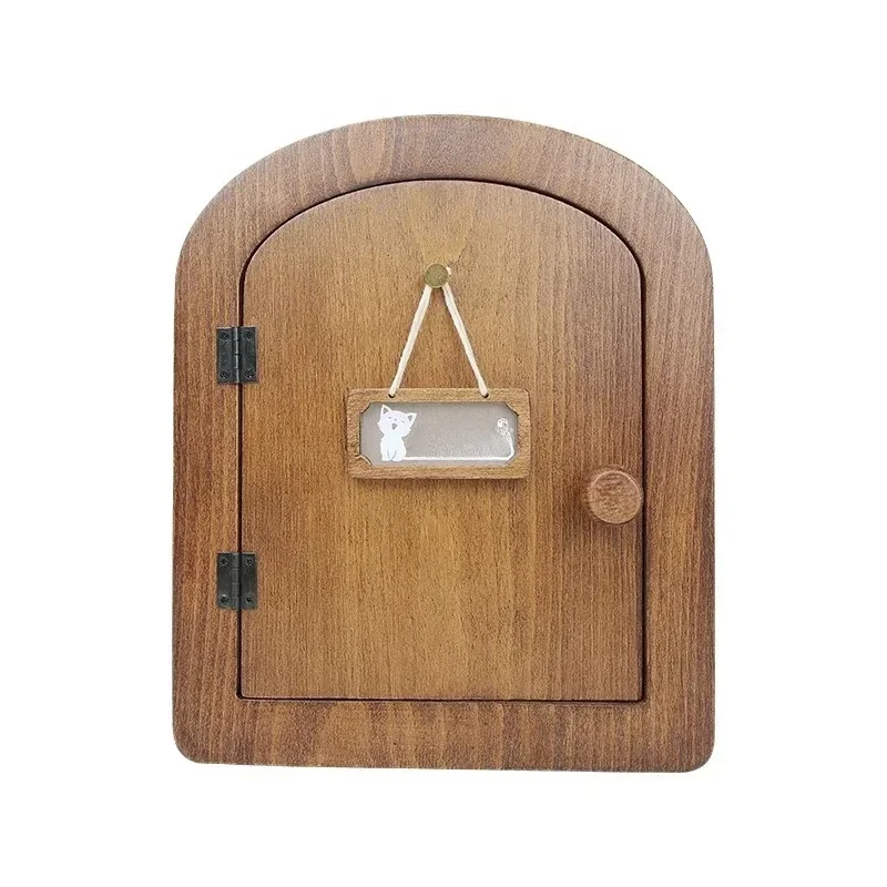 Wooden Patio Sliding Pet Door Cat Flap Door