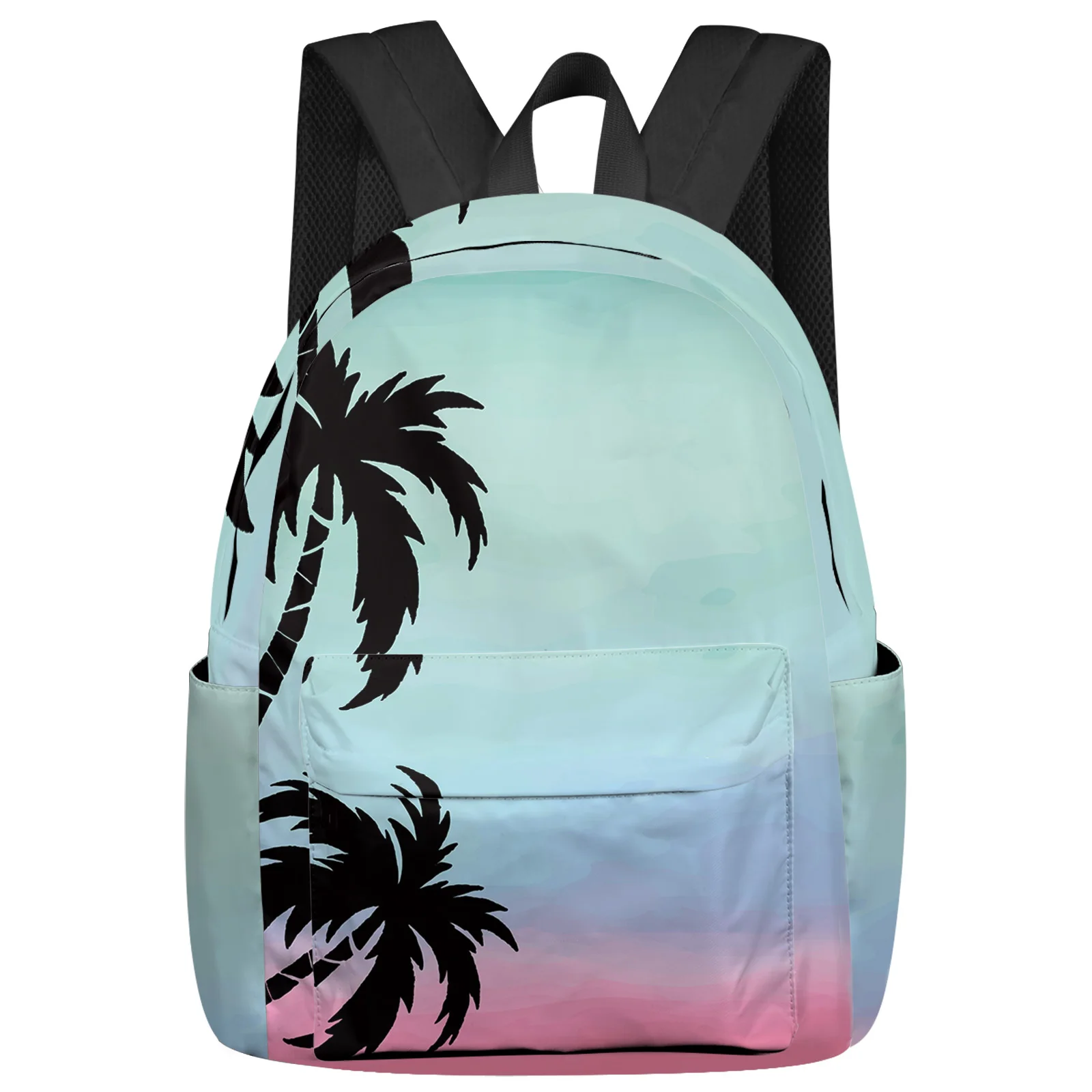 Tropical Palm Trees Sunset Summer Backpack School Bags For Teenager Girls Bookbag Men Backbag Shoulder Bag Laptop Mochila