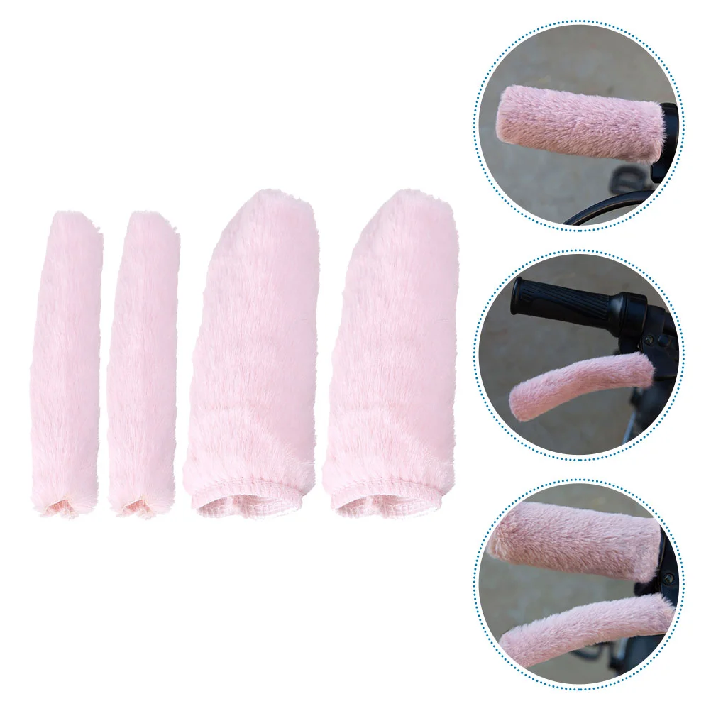 

Plush Handle Gloves Bicycle Grips for Handlebars Bike Protectors Mountain Short Handles