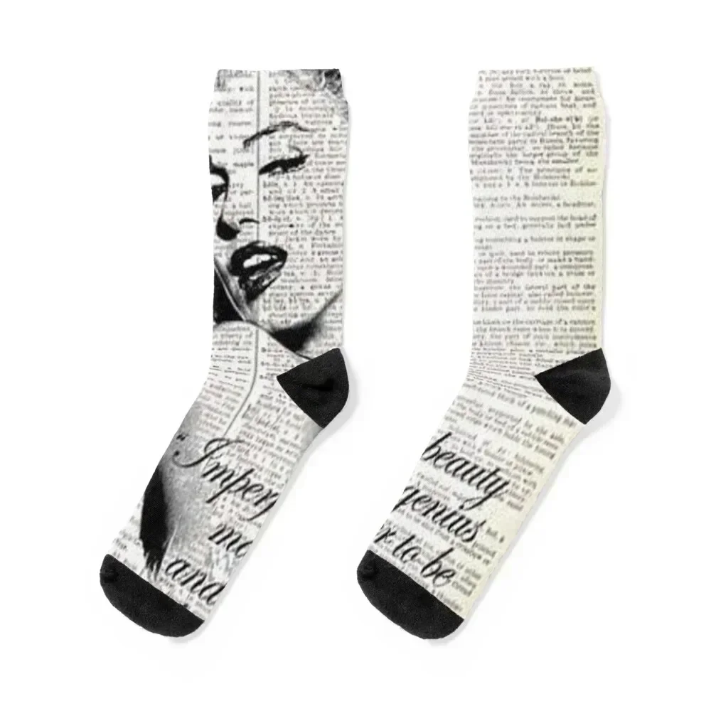 

Imperfection is beauty Socks Rugby basketball aesthetic cycling Socks For Women Men's