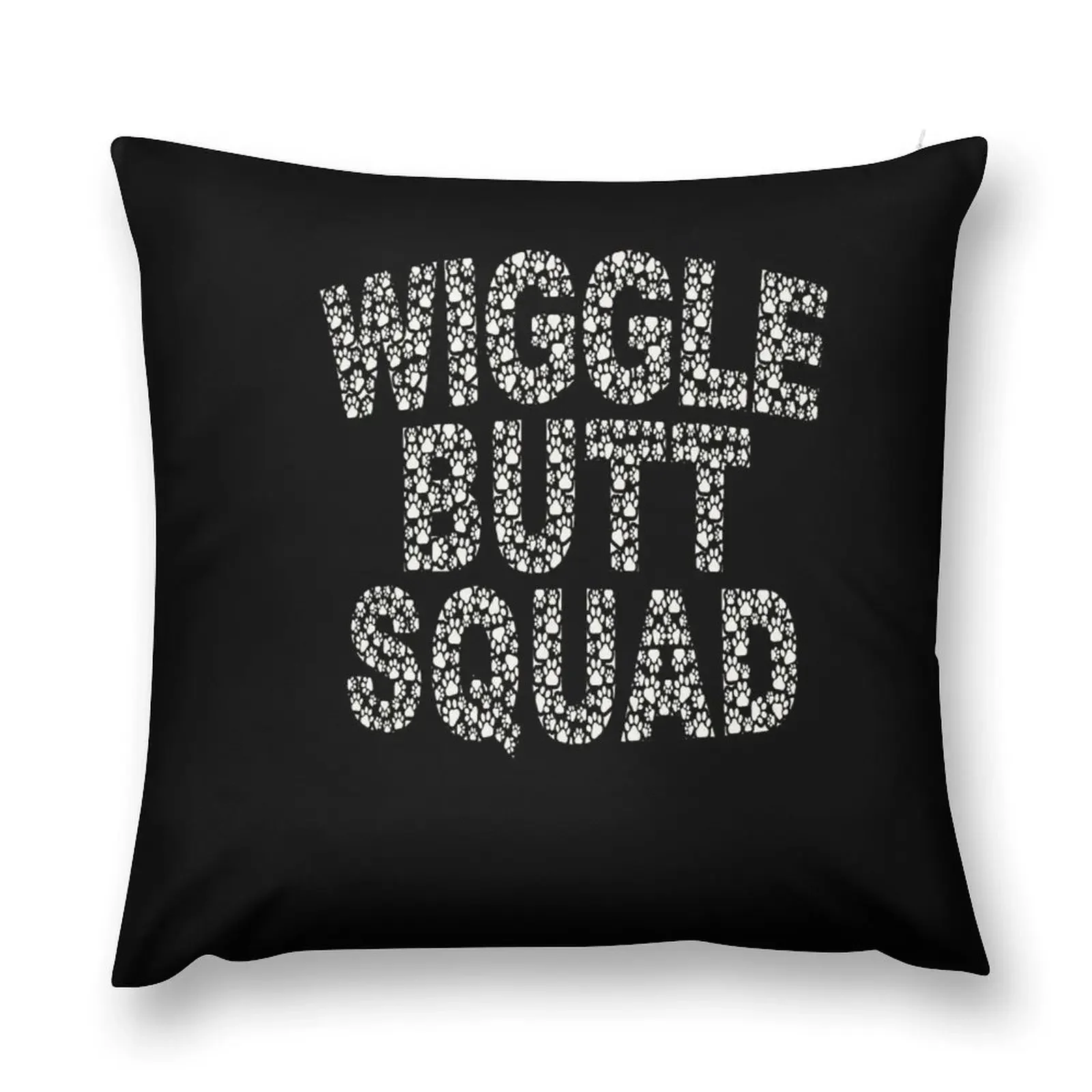 Wiggle Butts Aussie Australian Shepherd Wiggle Butt Squad Hoodie Throw Pillow Custom Cushion Photo pillow