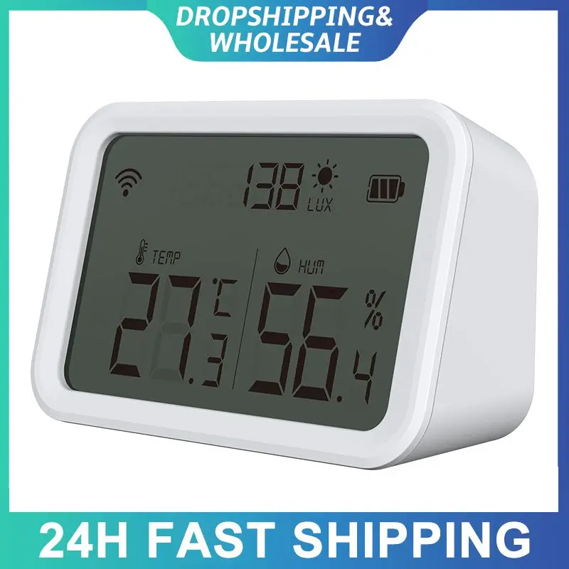 

Smart Thermometer Smart Tuya Hygrometer Battery Display Real-time Detection Temperature And Humidity Sensor Smart Home