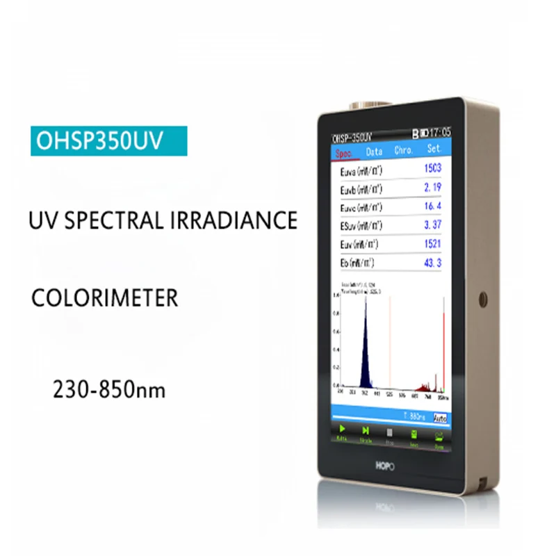 Ohsp350uv Lichtmesser UV-Tester Bestrahlung stärke Wellenlängen analyze