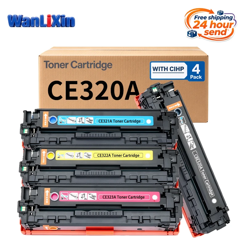 CE320A CE321A CE322A CE323A Toner Cartridge For HP Laserjet Pro CM1411fn CM1413fn CM1417fnw CM1418fnw CP1521 CP1525nw CP1528nw