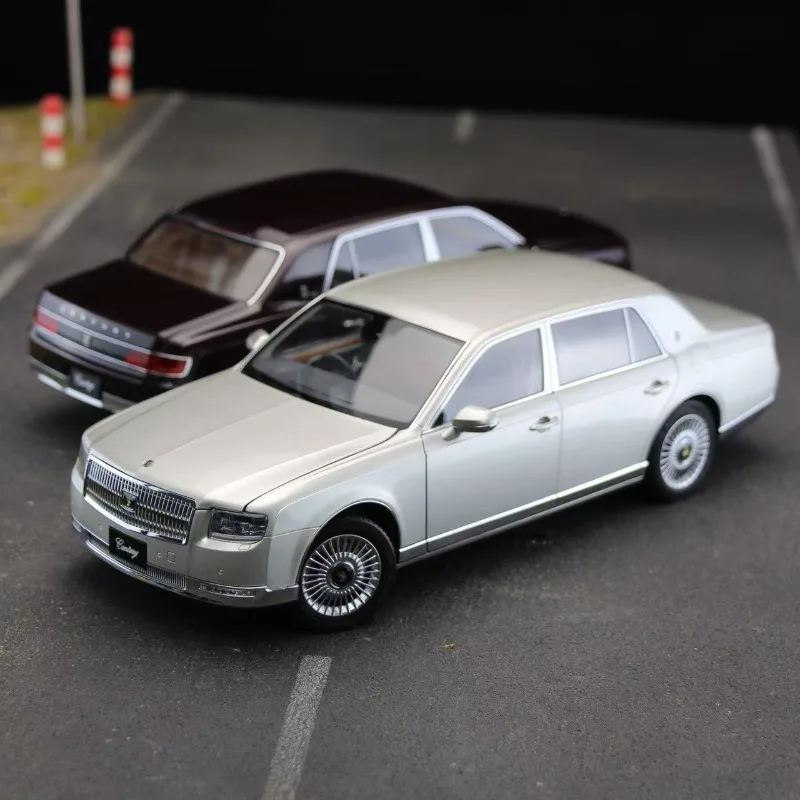 

ЖК-дисплей 1:18 Toyota Century, литая под давлением модель автомобиля из сплава, полностью открытая, игрушка для мальчиков, коллекционный дисплей для взрослых.