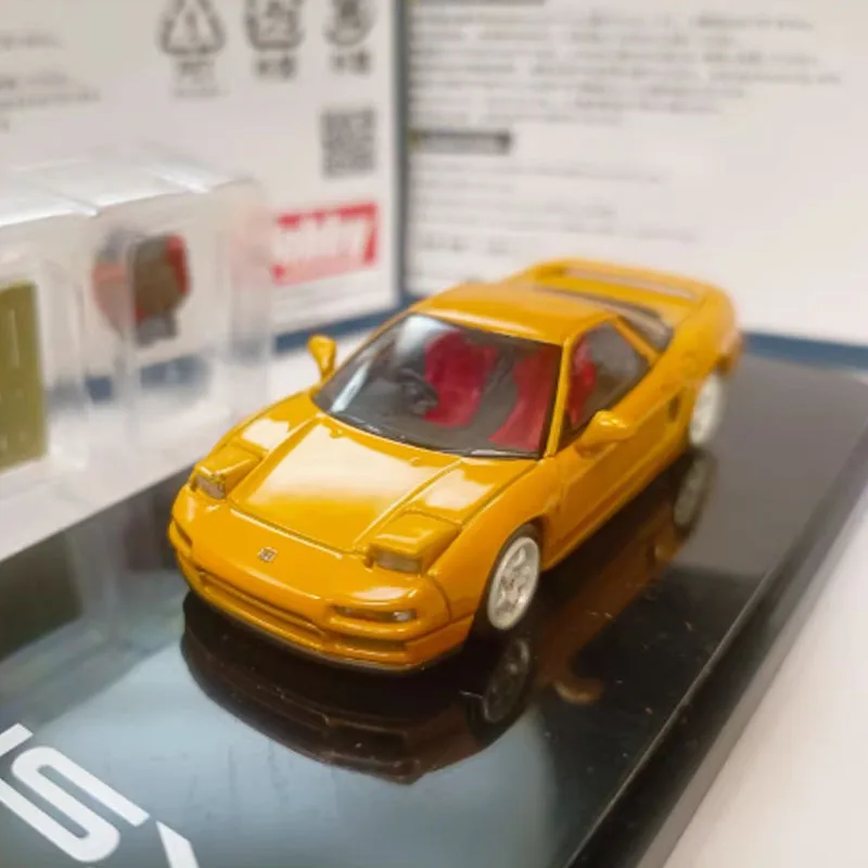 1:64 Scale Acura NSX NA1 30th Anniversary Two-door with Engine Simulation Alloy Toy Sports Car Model Classic Collection