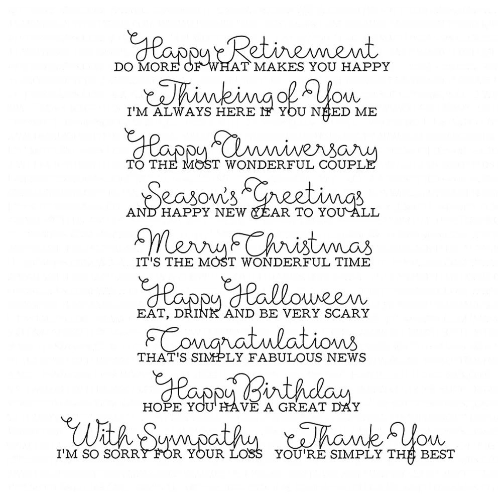 2025 جديد صانع الأذى الصغير عطلة الإصدار الكامل حزمة يموت ختم رشفة الموسم نوع عاطفي Stamps يموت DIY بها بنفسك سجل القصاصات بطاقة #2