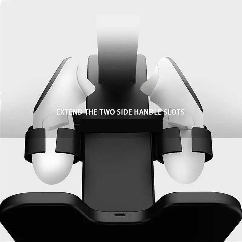 GROCE-For Meta /3S Charging Stand- RGB Lighting Controller- VR Glasses Accessories For Vision Pro Storage Stand