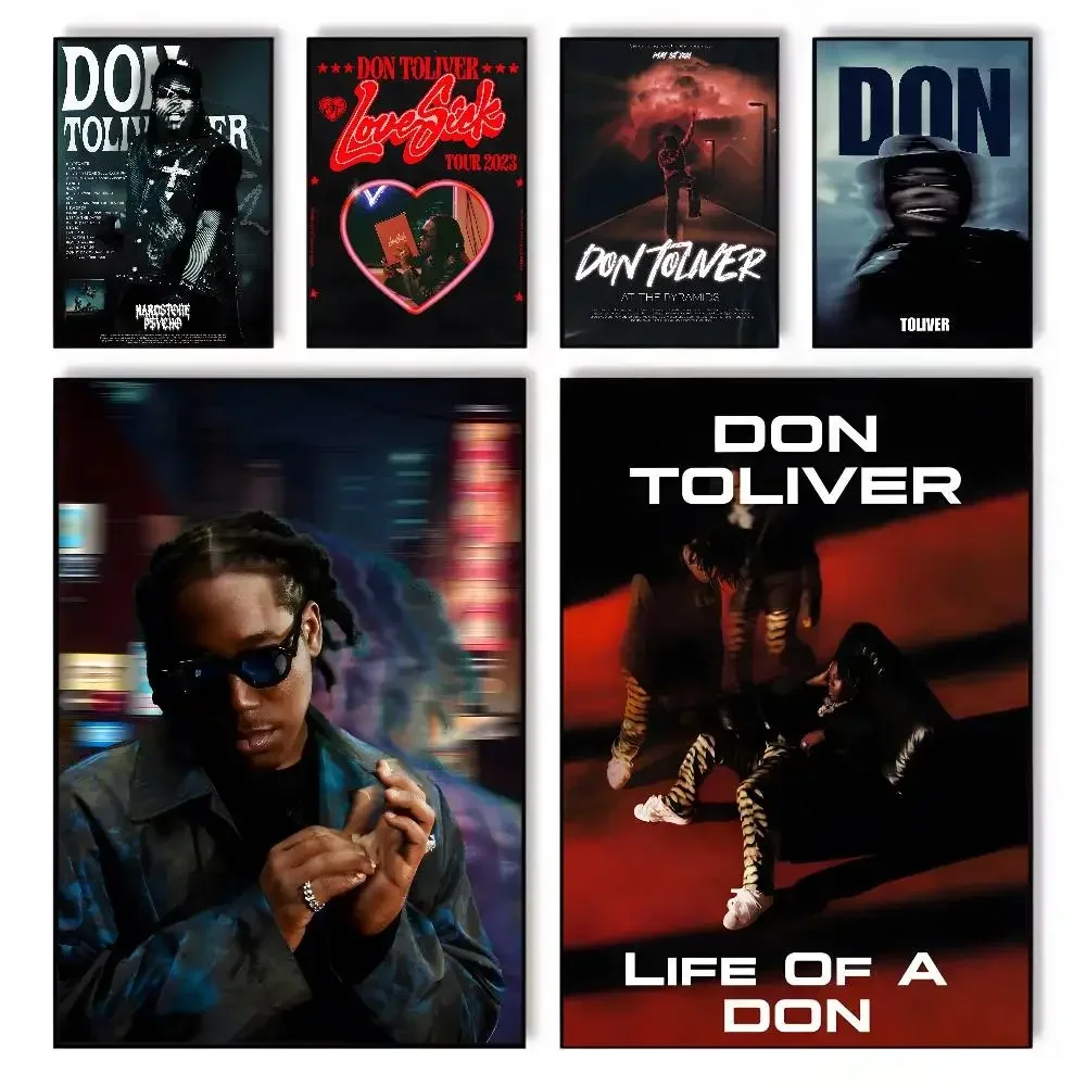 Rapper Don Toliver Love Sick Fashion Poster art Canvas Prints Painting Wall Art Pictures for Living Room Decoration