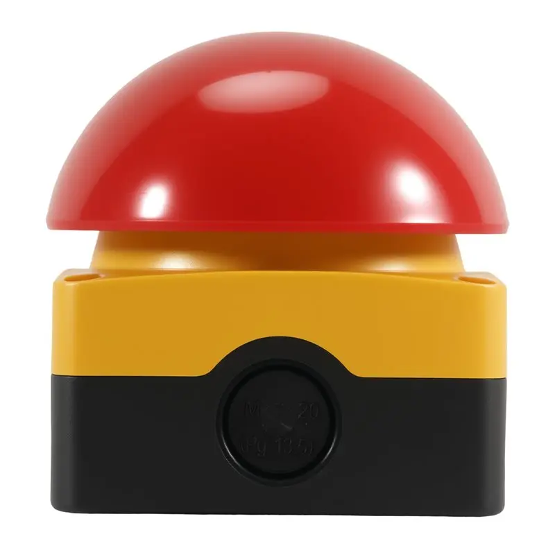 AB13-Foot/Hand Switch IP65 EFAK Mushroom Head Emergency Stop Push Button Switch Self-Locking Self-Resetting Anti-Sho A