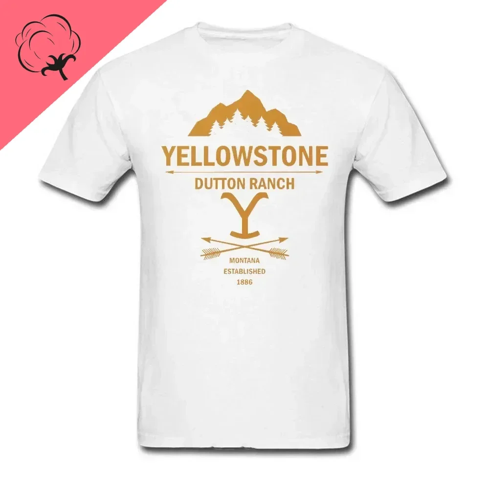 2023 Men's Movie Yellowstone Dutton Ranch T-shirt Men's Casual Short Sleeve Harajuku Fashion Top T-shirt Shirt