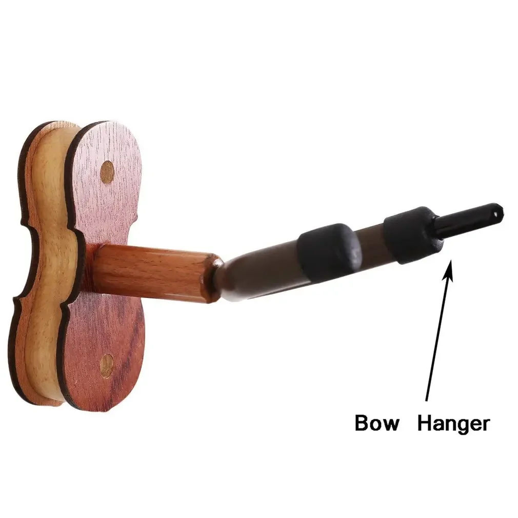 Violin Special Wall Hangers Solid Wood Base Sturdy Wall Hooks Home Studio Violin Wall Hangers