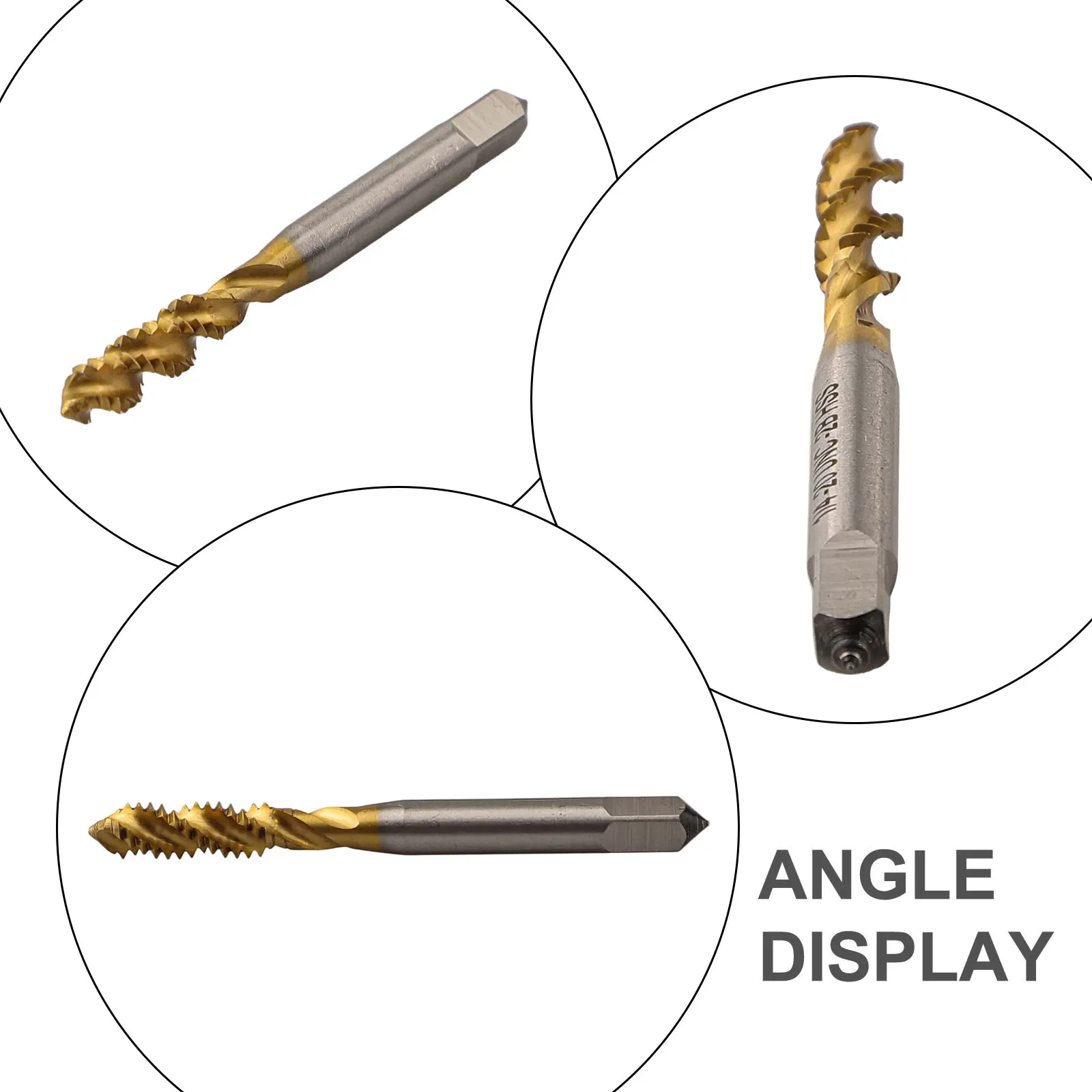 عمر خدمة طويل، صنبور فلوت حلزوني، صنبور لولبي لليد اليمنى، مقاوم للصدأ، إزالة الرقائق العلوية، مقاوم للاهتراء #3