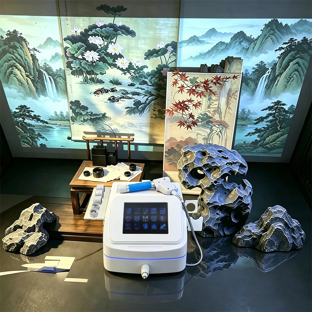 Pneumatic Shockwave Therapy Machine 10Bar For ED Treatment And Shoulder Pain Relief 2026 New Professional Shock Wave  Massager