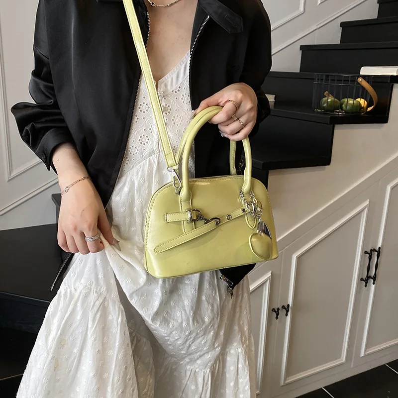

2025 Spring New Korean Minimalist Shell Bag - Niche Design Handheld/Shoulder/Crossbody, All-Match for Women