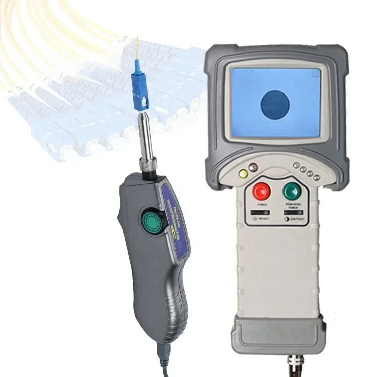 

Portable Probe Fibre Optique Inspector FTTH Inspection Scope 400X Fiber Optic Microscope