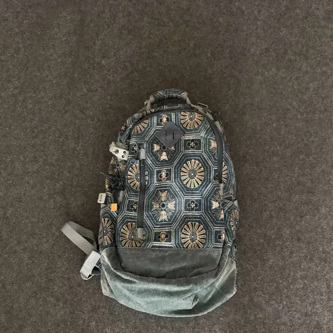 VISVIM 12SS FLORAL CANVAS Backpack Gubu Flower Bag Wangrischao Nakamura Backpack