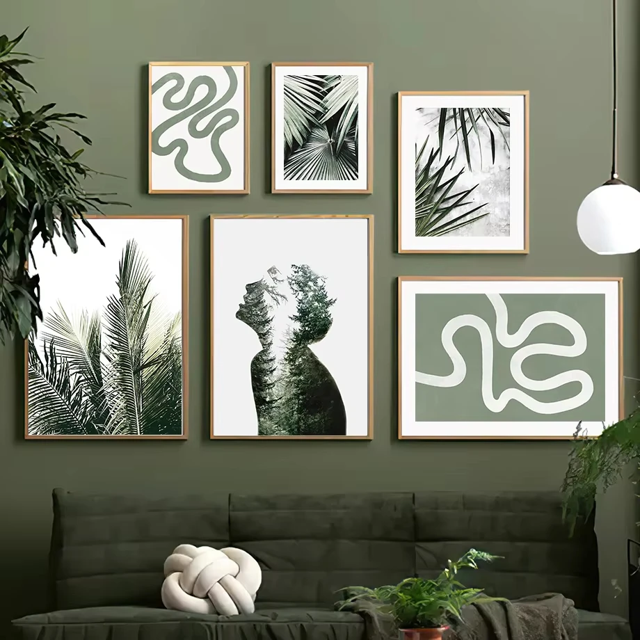 Abstract Boy Shadow Line Wall Art Canvas Painting Nordic Posters and Printed Wall Images for Living Room Home Decoration Murals